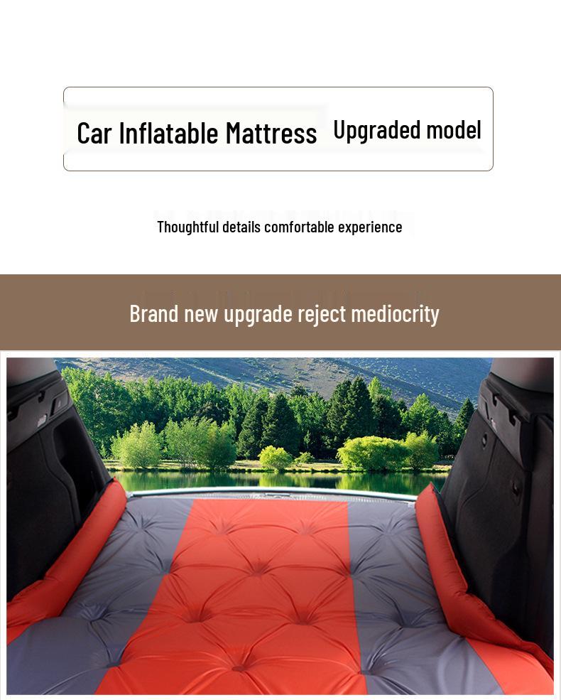 SUV Car Travel Inflatable Mattress & Sleeping Bag Combo