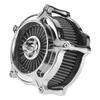 Motorräder Turbine Luftfilter Ansaugfilter Chrom Für Harley Sportster XL Touring Softail Dyna EVO & Twin Cam Fatboy FXDLS