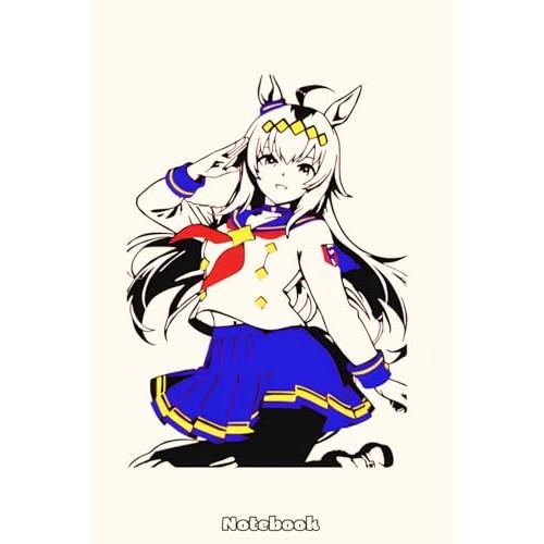 Ogurri Cap Uma Musume Notebook: 6x9 120 Pages, Sketchbook, Journal, Lined College Ruled Paper, Planner, Matte Finish Cover, Diary