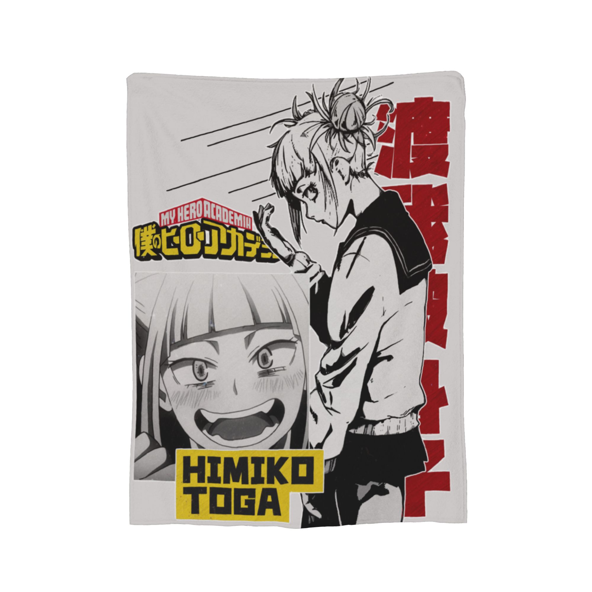 

Toga Himiko Manga Flannel Blanket Boku No My Hero Academia Awesome Throw Blanket for Home 125*100cm Bedspreads, 75x90cm
