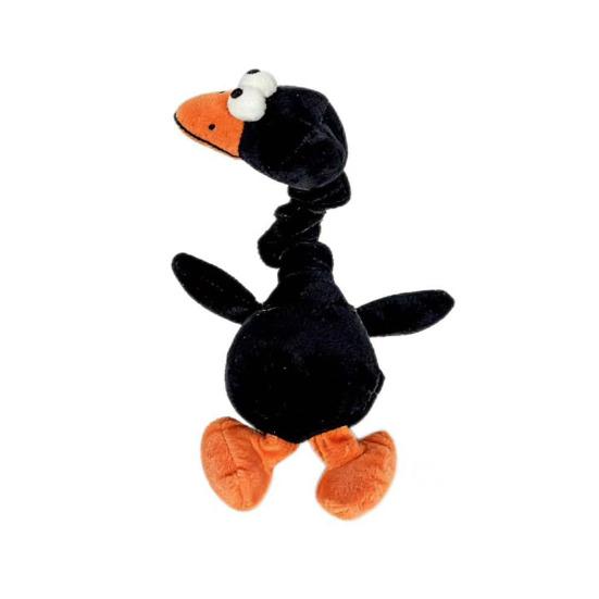 Plush Squeaky Dog Toy Long Neck Bird Dog Chew Toy Soft Stuffed Rooster Puppy Teething Toy for Dogs Interactive Play Tug-of-War