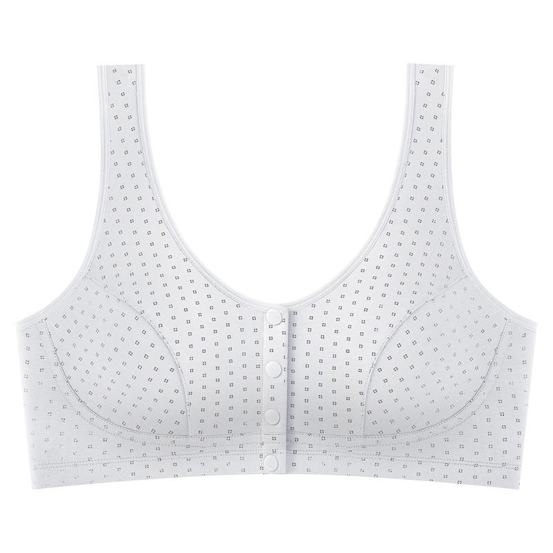 

Дышащий бюстгальтер для кормления с застежкой спереди - Поддерживающий, Большого размера, Без косточек, Тонкий 2XL