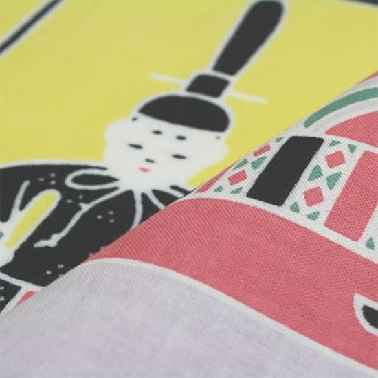 Dyeing Anbo Hand Towel Light Authentic Made in 35cm x 100cm "Hina Doll, Purple" Dyed, 100% Cotton, Tokuoka, Japan,