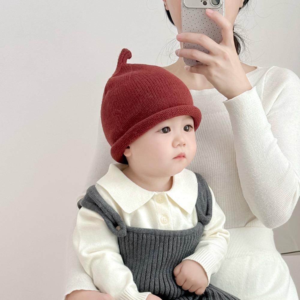Thick Kids Winter Hats Knitted Children Beanies Cap Fashion Crochet Bonnet