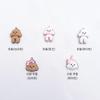 Surgical Steel Animal Color Poodle Pendant Accessory