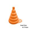 1pcs Mini Foldable Funnel Silicone Funnels Be Hung Household Liquid Dispensing Kitchen Tools