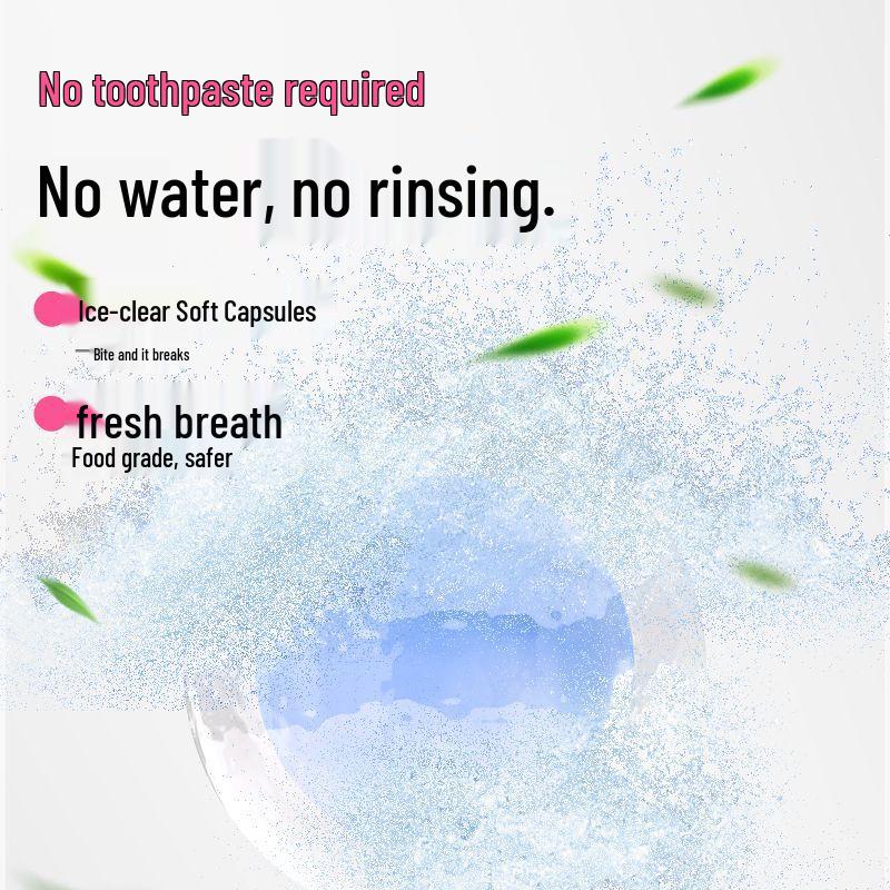 AIRKISS Disposable Mint Bead Toothbrushes - 3 Pack