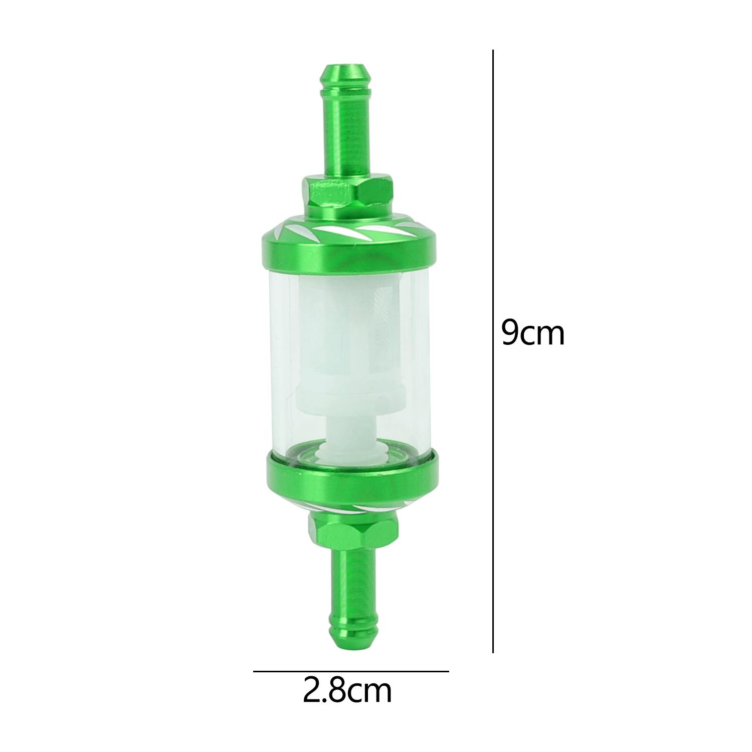

Motorcycle Fuel Filter Engine Inline Carb CNC Aluminum Alloy Fuel Gas Filter Motor Oil Filters Off Road ATV Accessories
