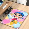 Cartoon Bear Pattern Carpet, Non-slip Office Chair Rug, Digital Print Home Area Rug, Unique Festival Decorations