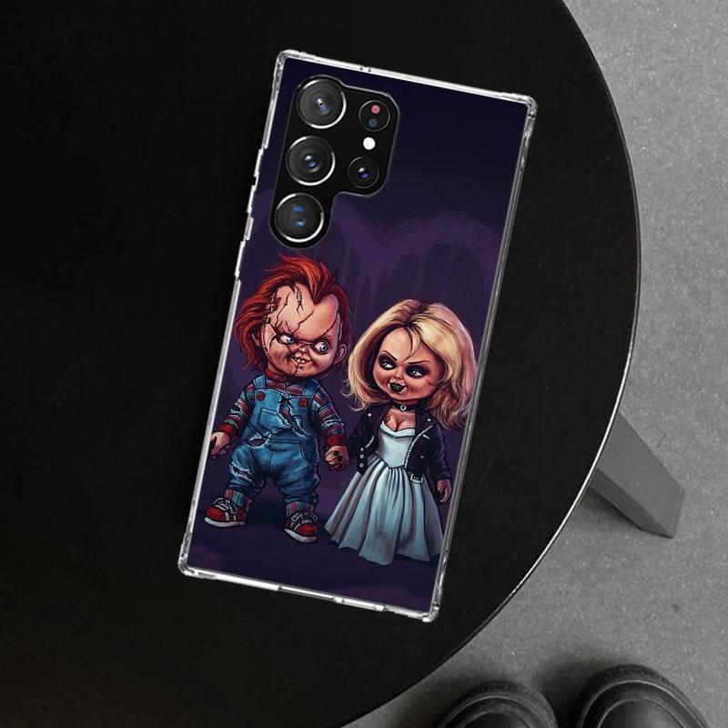 Chucky Doll Horror Movie Phone Case Cover for Samsung Galaxy S26 S25 Edge S24 S23 Ultra S22 Plus S21 FE S20 + Art Customized Fun