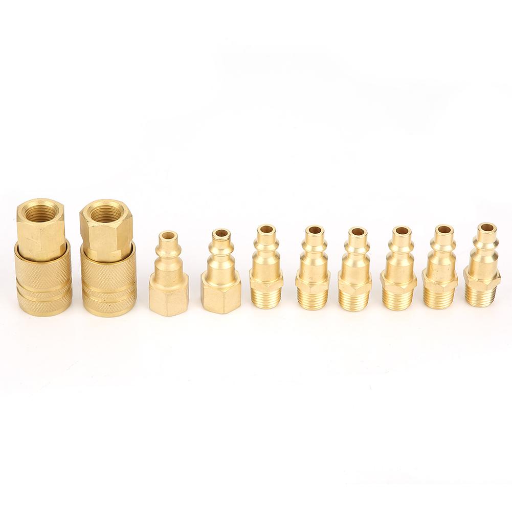 10pcs 1 4  NPT Accessory Line Hose for Air Compressor Quick Hitch Connector Tool