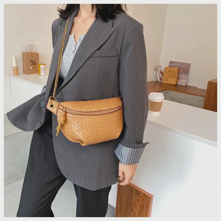 Damen 2023 Trendige Ketten-Umhängetasche - Stilvolle Sommer-Hüft- & Brusttasche