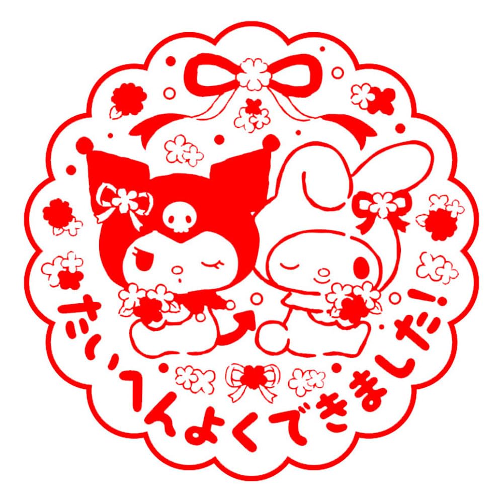 Beverly Sanrio My Melody Kuromi Stamp Big Reward Stamp TSP-054