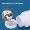 Press-and-Turn Cap Fish Feed Veterinary Medicine Opaque White Capsule Bottle