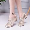 Sneakers Leather Shoes Men Women Latin Dance Shoes Professional practice Dance Shoes Precisely Bullfighting Jazz Dance Shoes