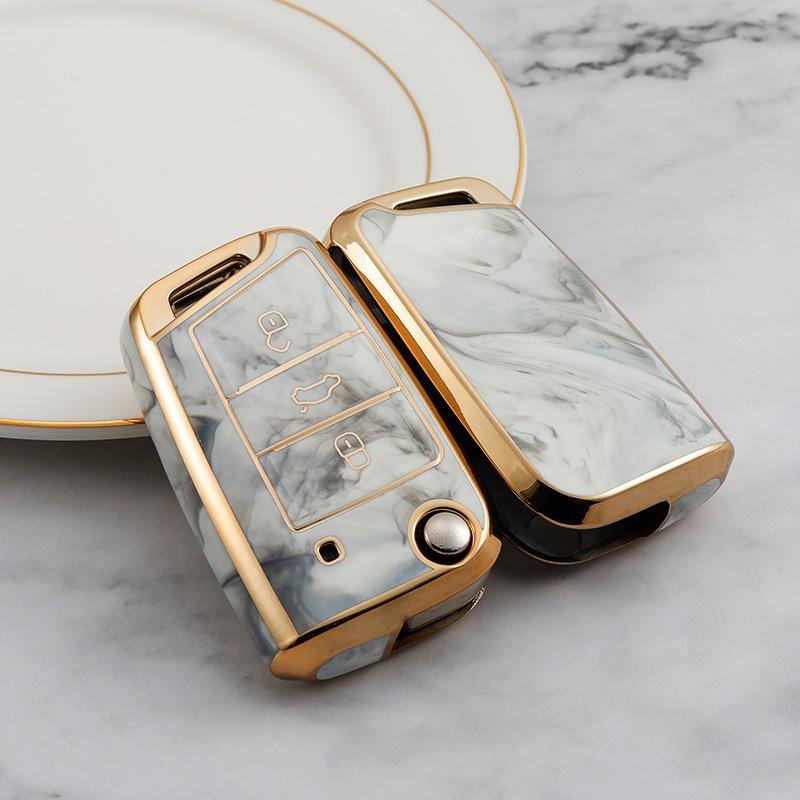 

Чехол для ключа Volkswagen для Tayron X, T-Roc, Bora, Sagitar, Golf 7, New Magotan B8CC, Passat