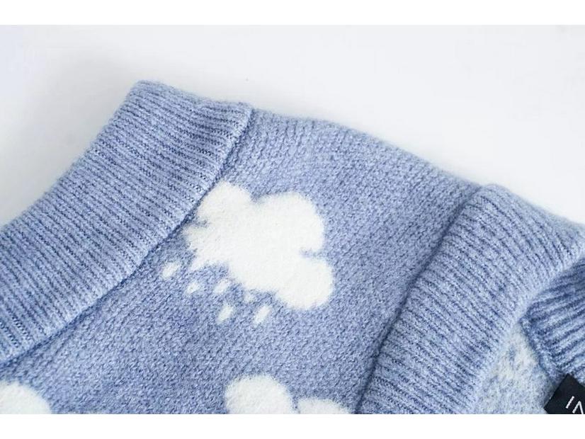 2024 Autumn Women's European & American-Style Fashion Jacquard Knit Vest - Simple & Versatile