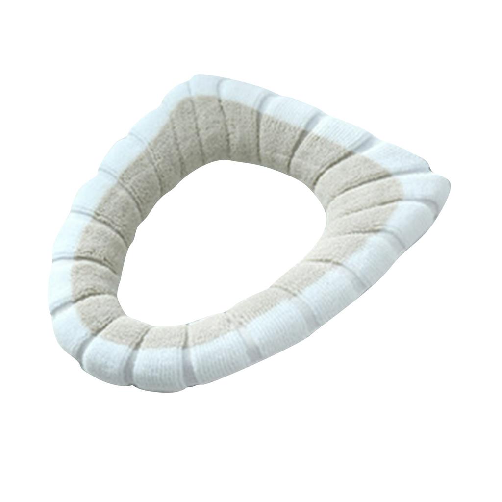 O-shaped Toilet Pad Toilet Cover Plush Winter Warm Universal Toilet Cover Cushion