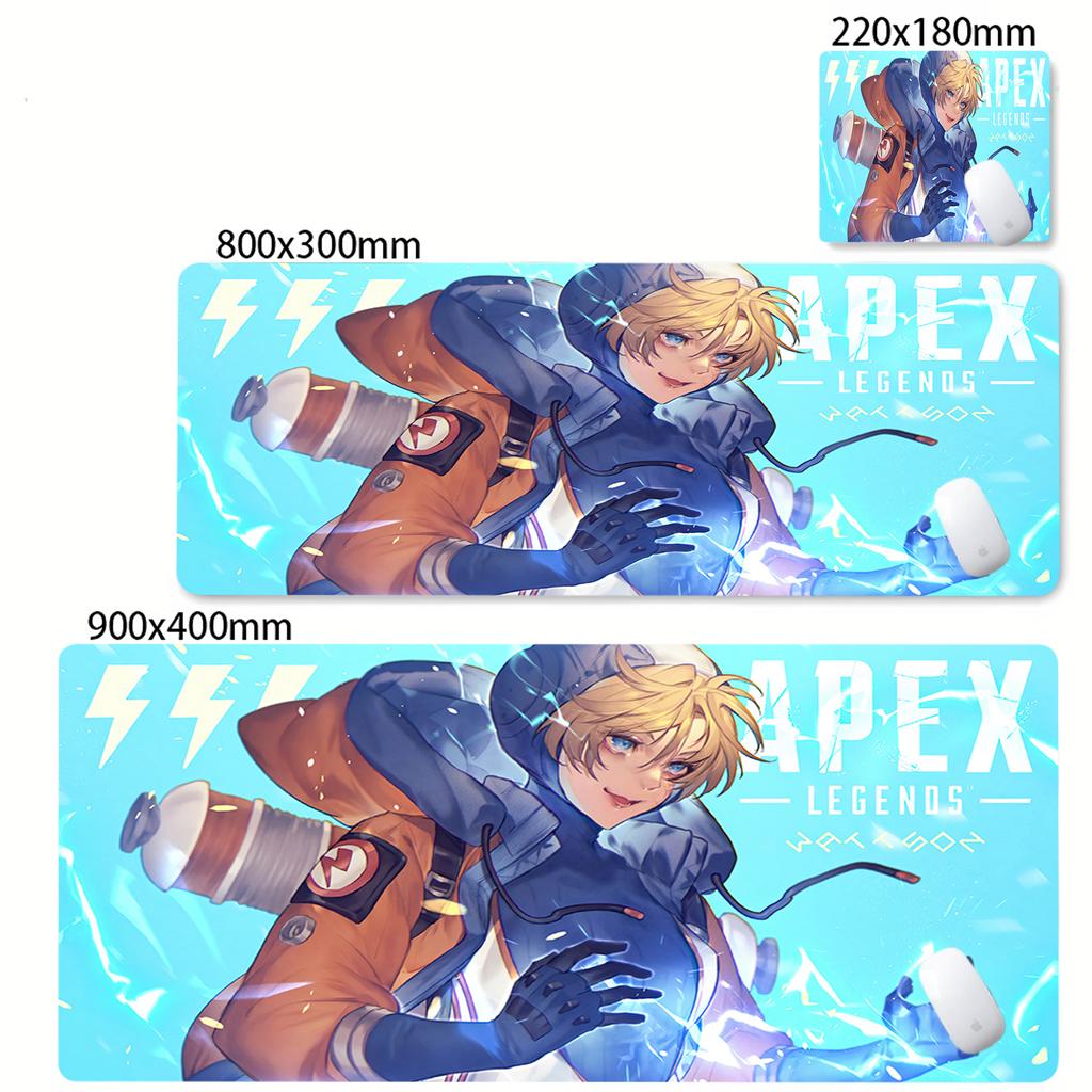 Esports Speed Mousepad Apex Legends Mouse Pad Extended Desk Mat Anti Slip Rubber Base Water Resistant Cloth Laptop Mouse Pads