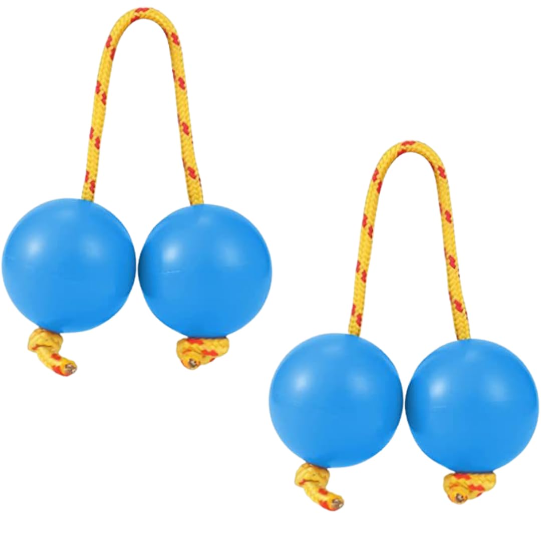 

store88 Asalato Musical Instruments, Pachika, Folk Percussion Instrument, Shaker, Maracas, Set of 2 (Blue)