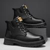 22 years old new Martin boots retro style high-top shoes casual leather shoes soft sole big head shoes