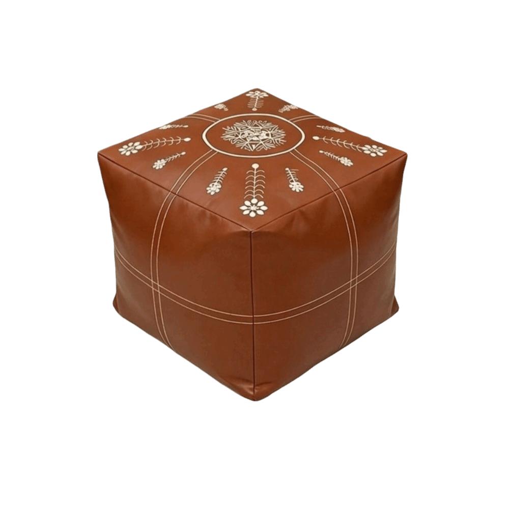 PU Leather Sofa Stool Cover Waterproof Storage Bag Seat Cushion Cover  Living Room