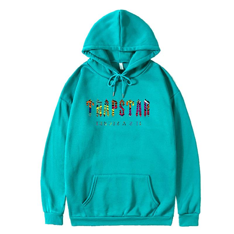 Sweater trendy brand printed hoodie autumn and winter sweater top