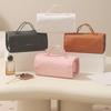 Large Capacity Portable Storage Pouches For Cosmetics Toiletries With Removable Dividers And PVC Materials