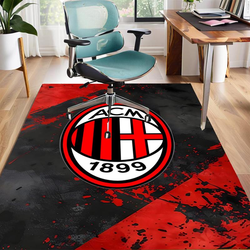 1pc Football Team Design Area Rug - Non-Slip, Soft & Cozy Floor Mat for Living Room, Bedroom, Office - Indoor/Outdoor Decorative Carpet