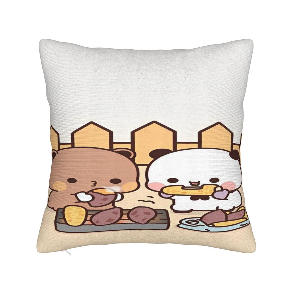 Bubu Dudu Flying Pillow Case Cute Funny Pillow Cover Print Pillowcases For Chair Sofa Home Decor