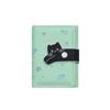 Card Pouch Portable Cat Printed Wallet PU Leather Multiple Card Short Leather Purse Cute Fashion Cat Patterned Card Bag Daily