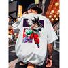 Dragon Ball Anime Son Goku Herr- och Dam Sommar T-shirt Harajuku Retro Kortärmad Lös Oversized Casual Bekväm Y2k Topp