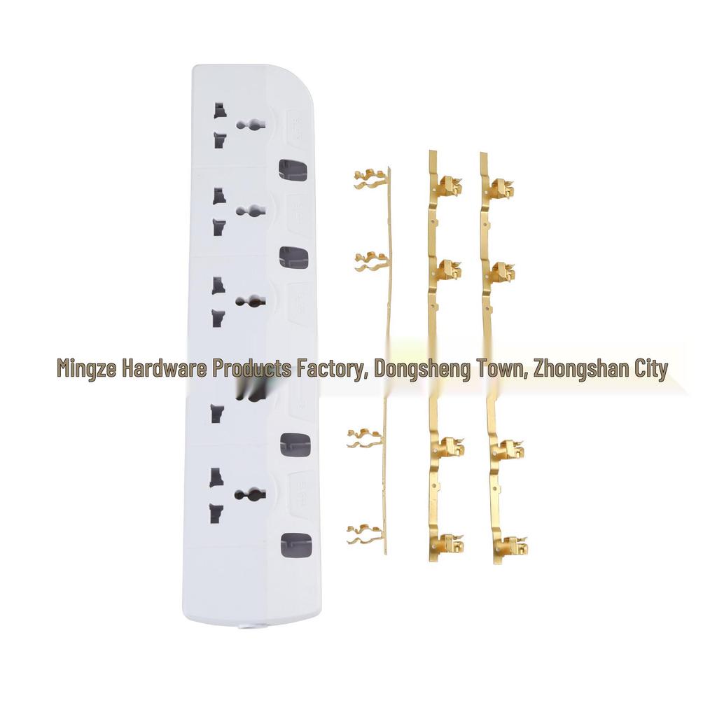 Multi-Functional Copper Plug Extension Strip with Stable Delivery and Metal Fittings