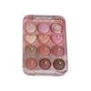 HERORANGE Love Heart Eyeshadow Palette - 12 Colors Matte, Shimmer & Glitter, Long-lasting, Earth Tones Eyeshadow.
