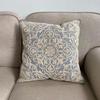 Luxury Embroidered Cushion Cover Vintage European Floral Throw Pillow Case Cotton Linen Decorative Pillowcase For Sofa Couch Bed