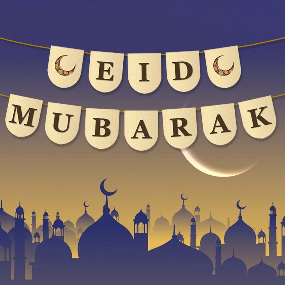 Banners Hanging Pendant for Ramadan EID Mubarak Decoration