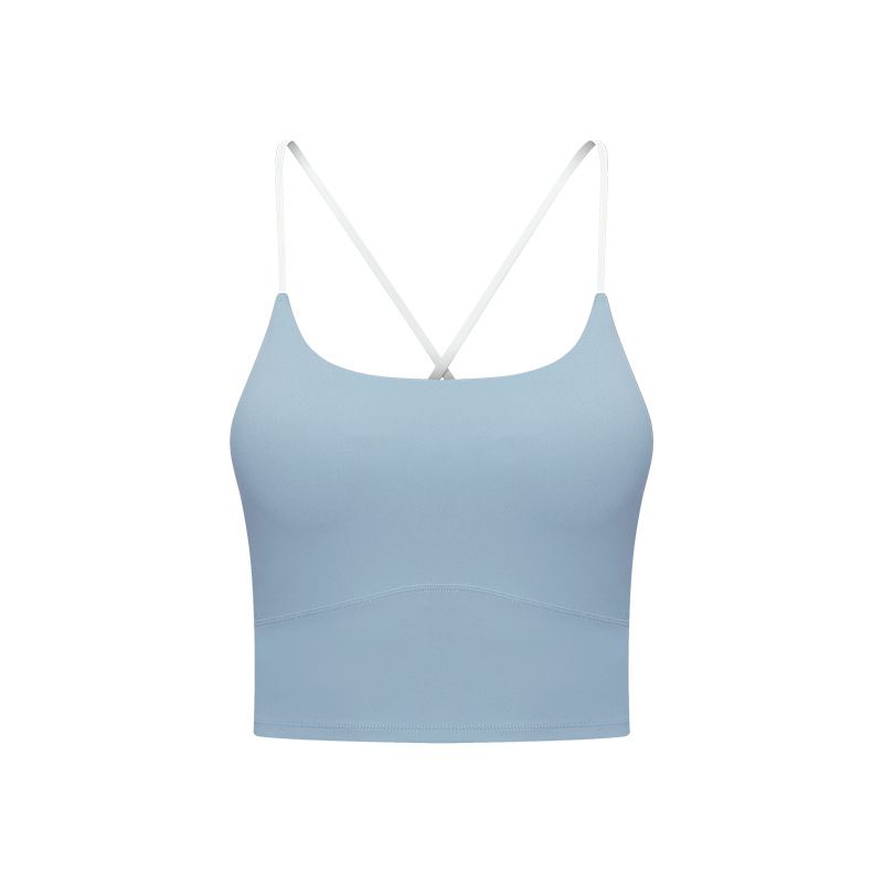 Lu Same Sports Vest Women's Summer Thin Detachable Chest Pad Fashion All-Matching Outwear Casual Workout Exercise Underwear