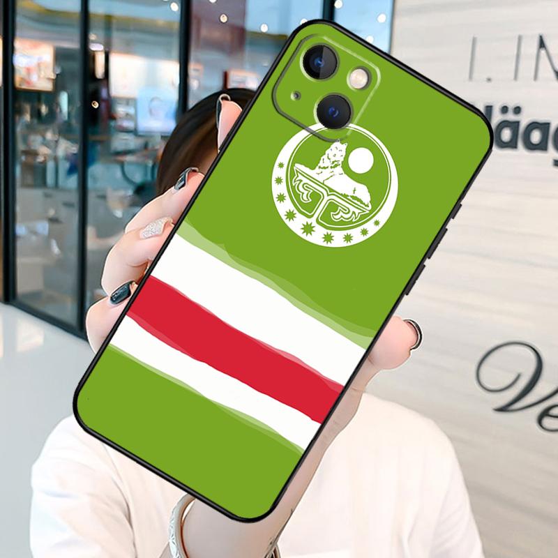 Tschetschenische Flagge Handyhülle für iPhone 12 11 13 Pro Max 7 8 Plus Silikonhülle für iPhone XR X XS Max SE
