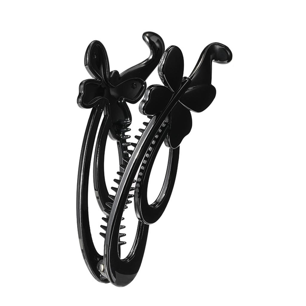 Kunststoff Bananen-Twist-Klammer für hohen Pferdeschwanz Haarstyling Sicherer Halt Bequem Leichtes Haaraccessoire für Frauen Mädchen