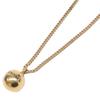 98P Logo Ball Necklace Yellow GoldUsed