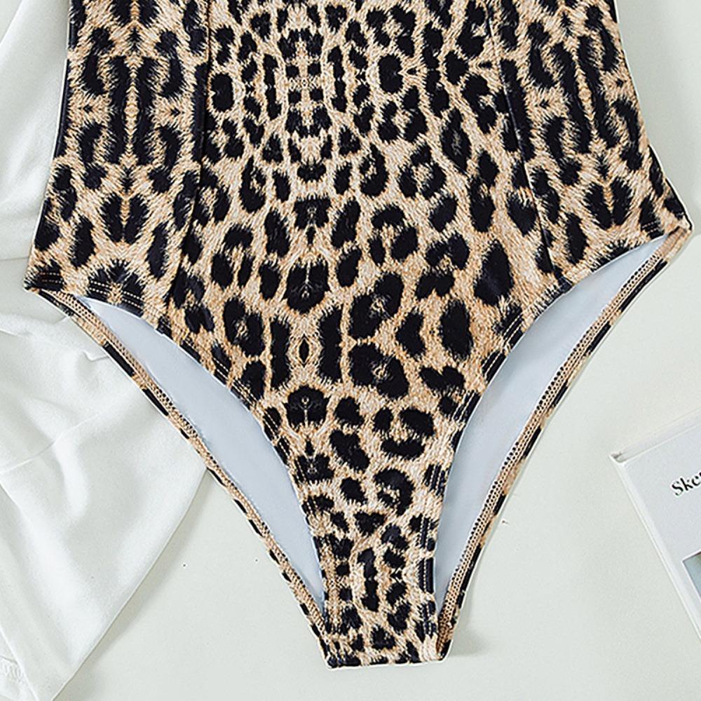 European and American One-piece Swimwear Shoulder Strap Sexy Summer Women's Swimsuit