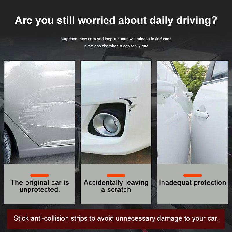 For Opel crosa d astra h insignia astra j zafira b mokkaastra vivaro astra g 4pcs Car Door Edge Anti Scratch Collision Protection Strip Stickers