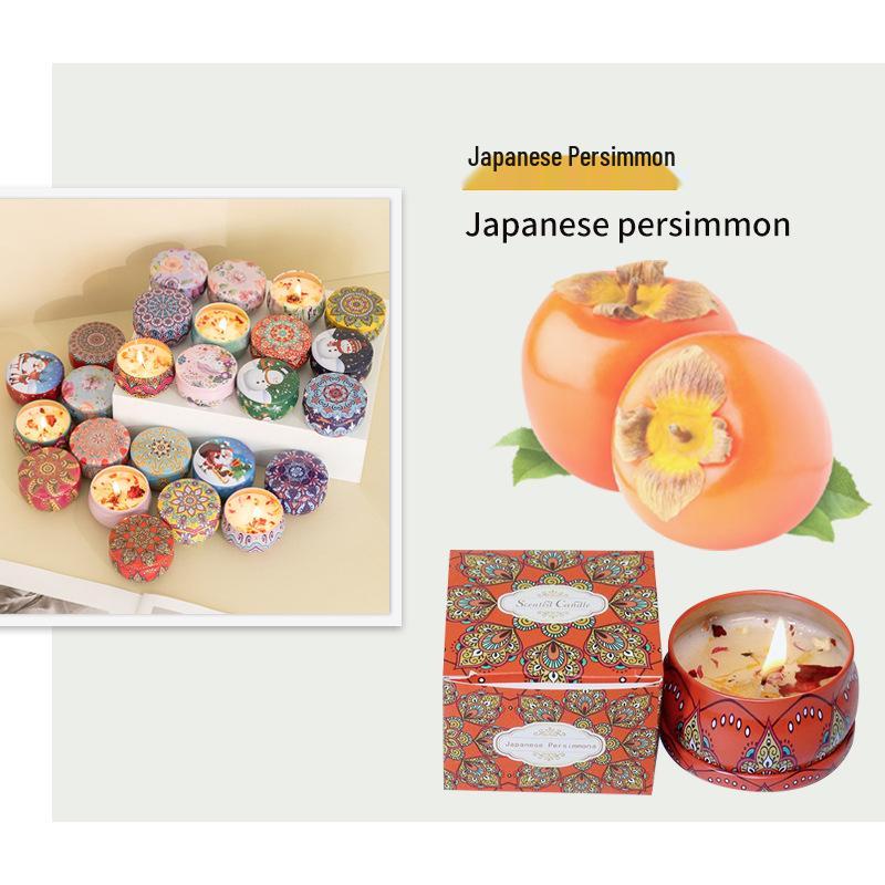 Scented Soy Candle - Romantic Fragrance with Dried Flowers, Ideal for Weddings, Valentine's, Birthdays, and Home Décor