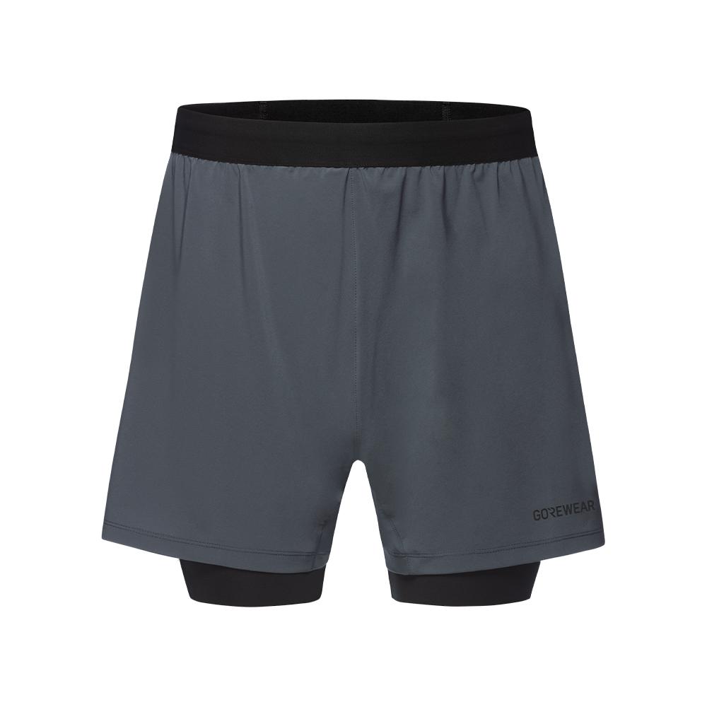 GOREWEAR Concurve 5-In-One Running Shorts - Wrap Graphite (Men'S) 3/4