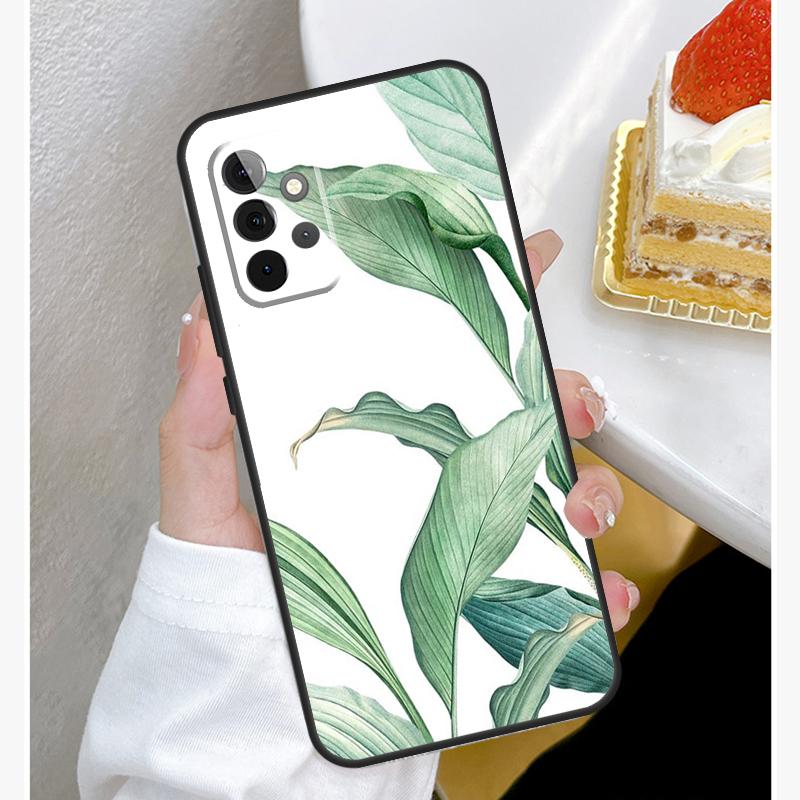 Tropical leaves Case For Samsung Galaxy A15 A25 A35 A55 A51 A71 A12 A32 A52 A13 A33 A53 A14 A34 A54 Cover