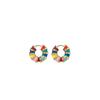 2025 Minimalist French Enamel Earrings: High-End European & American Fashion Ear Cuffs & Hoops