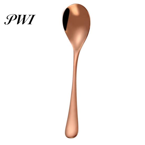 1Pc Effen Kleur Roestvrij Staal Koffie Thee Crème Cocktail Roerlepel Bestek
