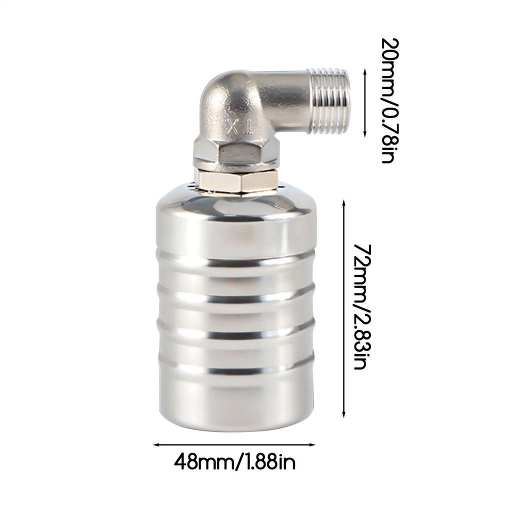 Water Level Control Valve Water Tank Level Controller Fully Automatic Mini Float Valve Effective Compact Floating Ball Valve