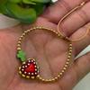 Women Bohemian Beaded Bracelet Colorful Heart Star Charms Adjustable Chain Daily Wear Vacation Holiday Gift Jewelry