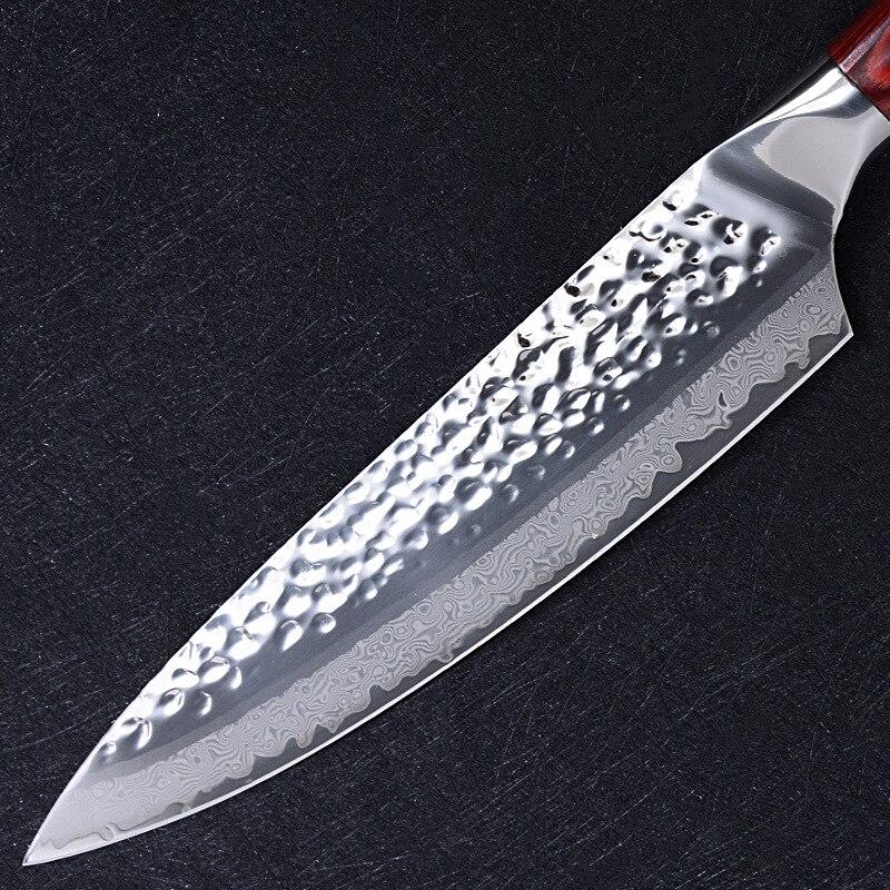 8 inç Şam Bıçağı Profesyonel Şef Bıçağı 67 kat Şam Çelik Mutfak Bıçakları